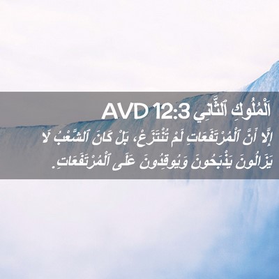 Picture 02 - اَلْمُلُوكِ ٱلثَّانِي 12:3 AVD - إِلَّا أَنَّ - Bible Verse Picture