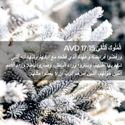Picture 02 - اَلْمُلُوكِ ٱلثَّانِي 17:15 AVD - وَرَفَضُوا فَرَائِضَهُ - Bible Verse Picture
