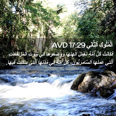 Picture 02 - اَلْمُلُوكِ ٱلثَّانِي 17:29 AVD - فَكَانَتْ كُلُّ أُمَّةٍ - Bible Verse Picture