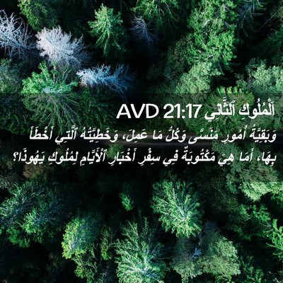 Picture 02 - اَلْمُلُوكِ ٱلثَّانِي 21:17 AVD - وَبَقِيَّةُ أُمُورِ - Bible Verse Picture