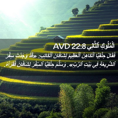 Picture 02 - اَلْمُلُوكِ ٱلثَّانِي 22:8 AVD - فَقَالَ حِلْقِيَّا - Bible Verse Picture