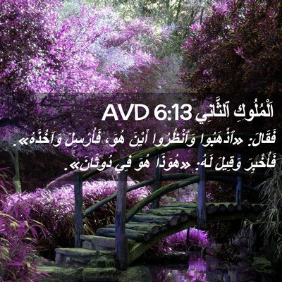 Picture 02 - اَلْمُلُوكِ ٱلثَّانِي 6:13 AVD - فَقَالَ: «ٱذْهَبُوا - Bible Verse Picture
