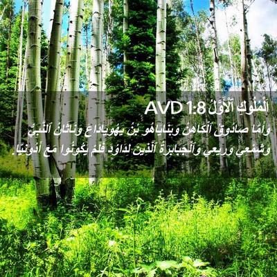 Picture 02 - اَلْمُلُوكِ ٱلْأَوَّلُ 1:8 AVD - وَأَمَّا صَادُوقُ - Bible Verse Picture