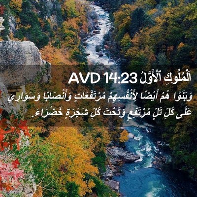 Picture 02 - اَلْمُلُوكِ ٱلْأَوَّلُ 14:23 AVD - وَبَنَوْا هُمْ أَيْضًا - Bible Verse Picture