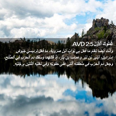 Picture 02 - اَلْمُلُوكِ ٱلْأَوَّلُ 2:5 AVD - وَأَنْتَ أَيْضًا تَعْلَمُ - Bible Verse Picture