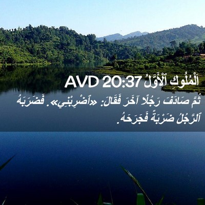 Picture 02 - اَلْمُلُوكِ ٱلْأَوَّلُ 20:37 AVD - ثُمَّ صَادَفَ رَجُلًا - Bible Verse Picture