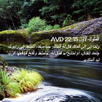 Picture 02 - اَلْمُلُوكِ ٱلْأَوَّلُ 22:15 AVD - وَلَمَّا أَتَى إِلَى - Bible Verse Picture