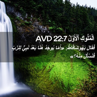 Picture 02 - اَلْمُلُوكِ ٱلْأَوَّلُ 22:7 AVD - فَقَالَ يَهُوشَافَاطُ: - Bible Verse Picture