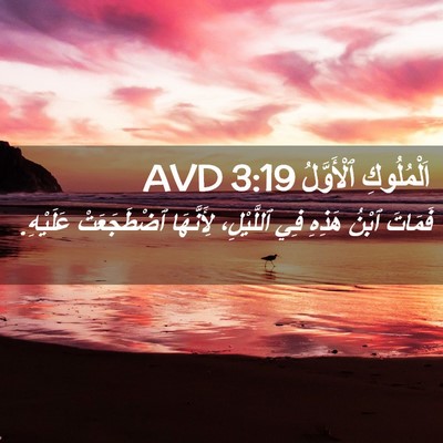 Picture 02 - اَلْمُلُوكِ ٱلْأَوَّلُ 3:19 AVD - فَمَاتَ ٱبْنُ هَذِهِ فِي - Bible Verse Picture