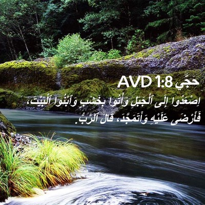 Picture 02 - حَجَّي 1:8 AVD - اِصْعَدُوا إِلَى - Bible Verse Picture