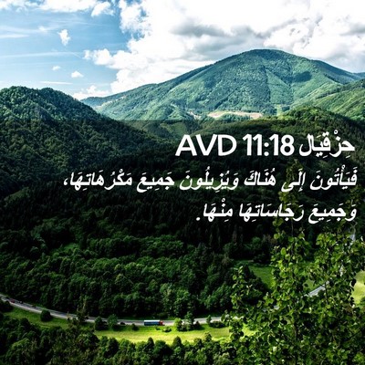 Picture 02 - حِزْقِيَال 11:18 AVD - فَيَأْتُونَ إِلَى هُنَاكَ - Bible Verse Picture