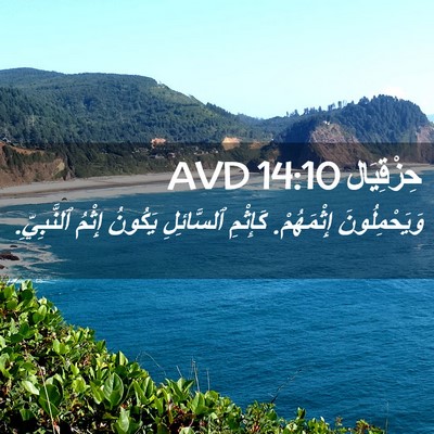 Picture 02 - حِزْقِيَال 14:10 AVD - وَيَحْمِلُونَ إِثْمَهُمْ. - Bible Verse Picture
