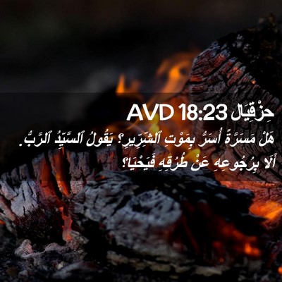 Picture 02 - حِزْقِيَال 18:23 AVD - هَلْ مَسَرَّةً أُسَرُّ - Bible Verse Picture