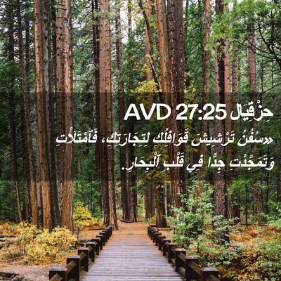 Picture 02 - حِزْقِيَال 27:25 AVD - «سُفُنُ تَرْشِيشَ - Bible Verse Picture
