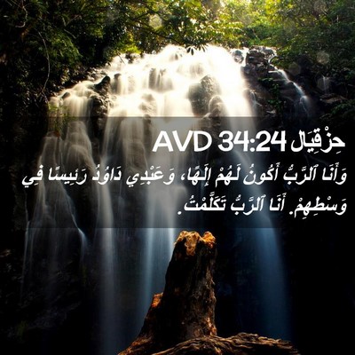 Picture 02 - حِزْقِيَال 34:24 AVD - وَأَنَا ٱلرَّبُّ أَكُونُ - Bible Verse Picture