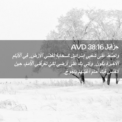 Picture 02 - حِزْقِيَال 38:16 AVD - وَتَصْعَدُ عَلَى شَعْبِي - Bible Verse Picture