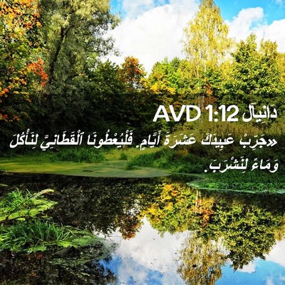 Picture 02 - دَانِيآل 1:12 AVD - «جَرِّبْ عَبِيدَكَ - Bible Verse Picture