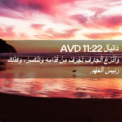 Picture 02 - دَانِيآل 11:22 AVD - وَأَذْرُعُ ٱلْجَارِفِ - Bible Verse Picture