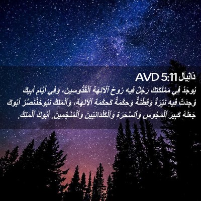 Picture 02 - دَانِيآل 5:11 AVD - يُوجَدُ فِي مَمْلَكَتِكَ - Bible Verse Picture