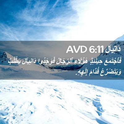 Picture 02 - دَانِيآل 6:11 AVD - فَٱجْتَمَعَ حِينَئِذٍ - Bible Verse Picture