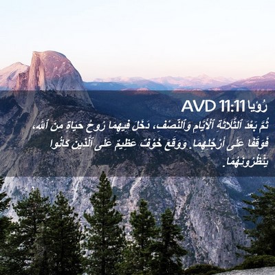 Picture 02 - رُؤيا 11:11 AVD - ثُمَّ بَعْدَ ٱلثَّلَاثَةِ - Bible Verse Picture
