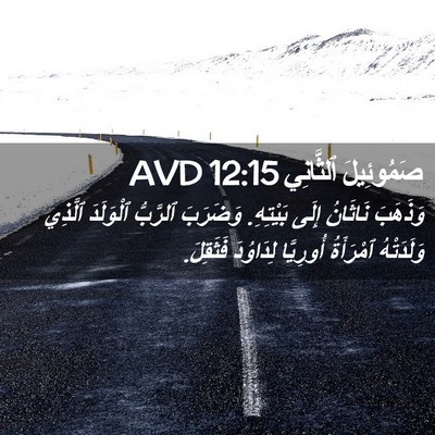 Picture 02 - صَمُوئِيلَ ٱلثَّانِي 12:15 AVD - وَذَهَبَ نَاثَانُ إِلَى - Bible Verse Picture