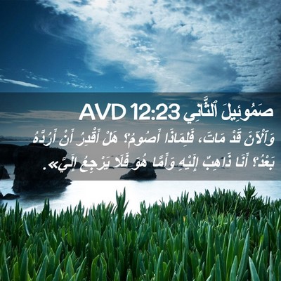 Picture 02 - صَمُوئِيلَ ٱلثَّانِي 12:23 AVD - وَٱلْآنَ قَدْ مَاتَ، - Bible Verse Picture
