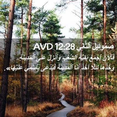 Picture 02 - صَمُوئِيلَ ٱلثَّانِي 12:28 AVD - فَٱلْآنَ ٱجْمَعْ - Bible Verse Picture