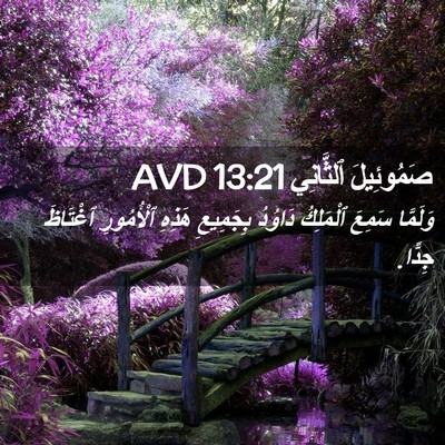 Picture 02 - صَمُوئِيلَ ٱلثَّانِي 13:21 AVD - وَلَمَّا سَمِعَ ٱلْمَلِكُ - Bible Verse Picture