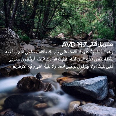 Picture 02 - صَمُوئِيلَ ٱلثَّانِي 14:7 AVD - وَهُوَذَا ٱلْعَشِيرَةُ - Bible Verse Picture