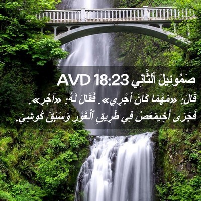Picture 02 - صَمُوئِيلَ ٱلثَّانِي 18:23 AVD - قَالَ: «مَهْمَا كَانَ - Bible Verse Picture