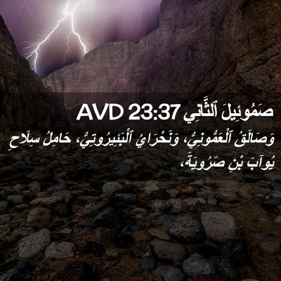 Picture 02 - صَمُوئِيلَ ٱلثَّانِي 23:37 AVD - وَصَالَقُ ٱلْعَمُّونِيُّ، - Bible Verse Picture
