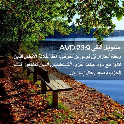 Picture 02 - صَمُوئِيلَ ٱلثَّانِي 23:9 AVD - وَبَعْدَهُ أَلِعَازَارُ - Bible Verse Picture