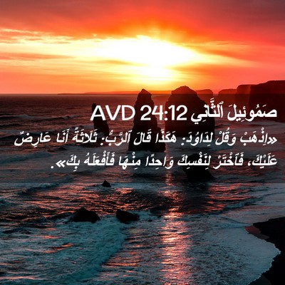 Picture 02 - صَمُوئِيلَ ٱلثَّانِي 24:12 AVD - «اِذْهَبْ وَقُلْ - Bible Verse Picture