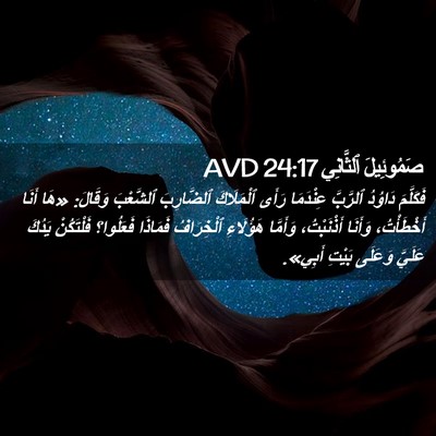 Picture 02 - صَمُوئِيلَ ٱلثَّانِي 24:17 AVD - فَكَلَّمَ دَاوُدُ - Bible Verse Picture