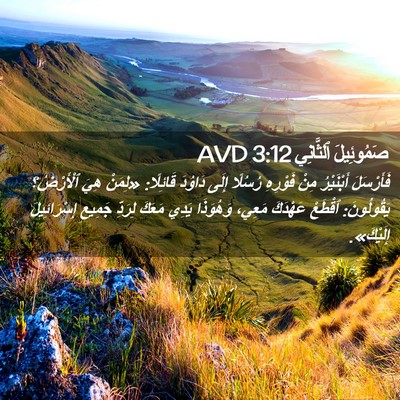 Picture 02 - صَمُوئِيلَ ٱلثَّانِي 3:12 AVD - فَأَرْسَلَ أَبْنَيْرُ - Bible Verse Picture