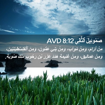 Picture 02 - صَمُوئِيلَ ٱلثَّانِي 8:12 AVD - مِنْ أَرَامَ، وَمِنْ - Bible Verse Picture