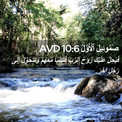 Picture 02 - صَمُوئِيلَ ٱلْأَوَّلُ 10:6 AVD - فَيَحِلُّ عَلَيْكَ رُوحُ - Bible Verse Picture