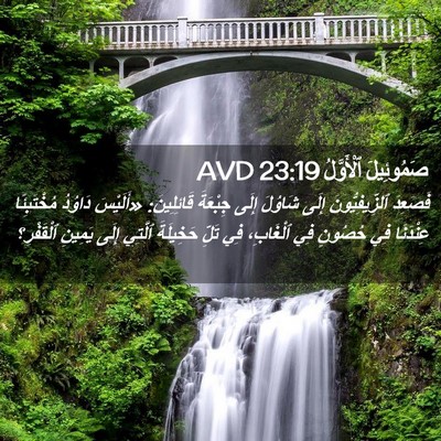 Picture 02 - صَمُوئِيلَ ٱلْأَوَّلُ 23:19 AVD - فَصَعِدَ ٱلزِّيفِيُّونَ - Bible Verse Picture