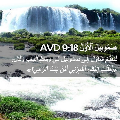 Picture 02 - صَمُوئِيلَ ٱلْأَوَّلُ 9:18 AVD - فَتَقَدَّمَ شَاوُلُ إِلَى - Bible Verse Picture