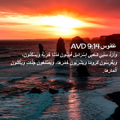 Picture 02 - عَامُوس 9:14 AVD - وَأَرُدُّ سَبْيَ شَعْبِي - Bible Verse Picture
