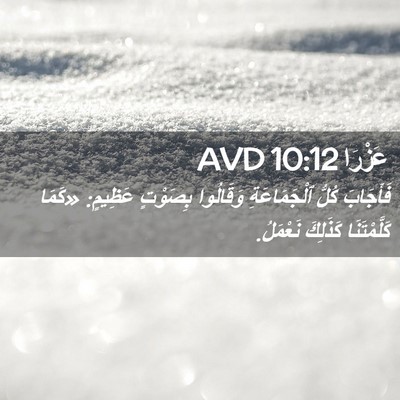 Picture 02 - عَزْرَا 10:12 AVD - فَأَجَابَ كُلُّ - Bible Verse Picture