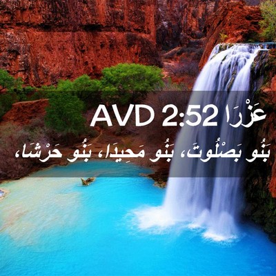 Picture 02 - عَزْرَا 2:52 AVD - بَنُو بَصْلُوتَ، بَنُو - Bible Verse Picture