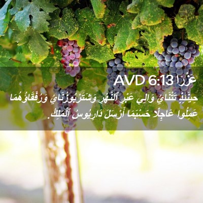 Picture 02 - عَزْرَا 6:13 AVD - حِينَئِذٍ تَتْنَايُ - Bible Verse Picture