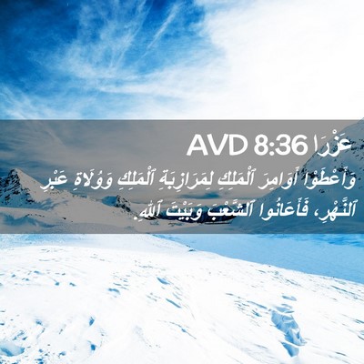 Picture 02 - عَزْرَا 8:36 AVD - وَأَعْطَوْا أَوَامِرَ - Bible Verse Picture