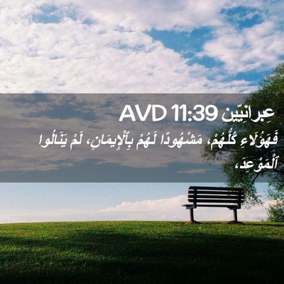 Picture 02 - عِبرانِيّين 11:39 AVD - فَهَؤُلَاءِ كُلُّهُمْ، - Bible Verse Picture