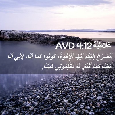 Picture 02 - غَلاطِيَّة 4:12 AVD - أَتَضَرَّعُ إِلَيْكُمْ - Bible Verse Picture