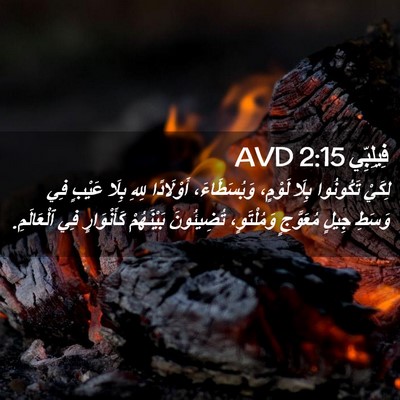 Picture 02 - فِيلِبِّي 2:15 AVD - لِكَيْ تَكُونُوا بِلَا - Bible Verse Picture