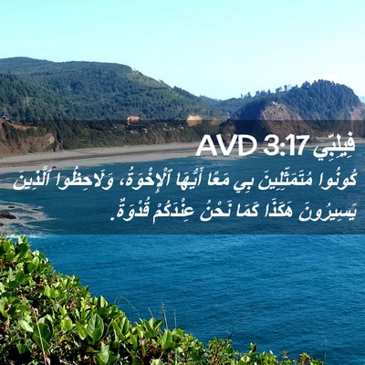 Picture 02 - فِيلِبِّي 3:17 AVD - كُونُوا مُتَمَثِّلِينَ - Bible Verse Picture
