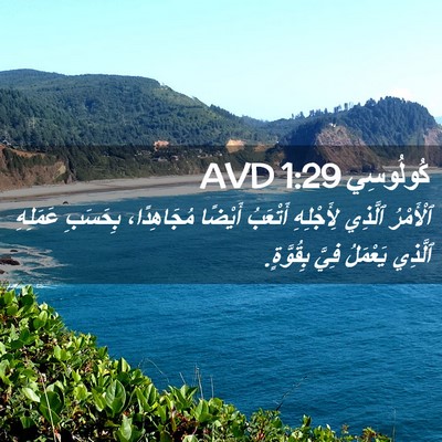 Picture 02 - كُولُوسِي 1:29 AVD - ٱلْأَمْرُ ٱلَّذِي - Bible Verse Picture